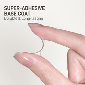 GAOY base coat label detail highlighting adhesion promotion and easy layering benefit