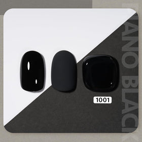 GAOY brush close-up showing smooth black gel texture for even application