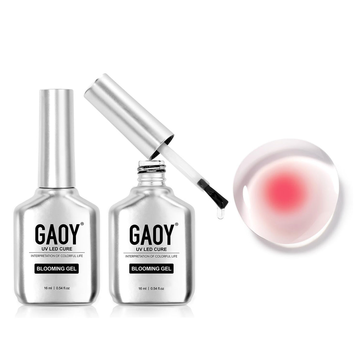 GAOY front packaging showing two 16ml bottles and clear labeling, professional convenience