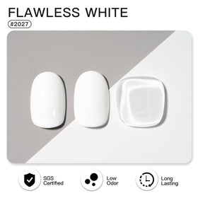 GAOY brush close-up spreading smooth white gel for precise application