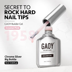 GAOY finished manicure lifestyle shot showing durable glossy nails