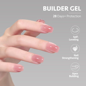 GAOY swatch on nail tip showing true 1963 Berry Pink shade benefit