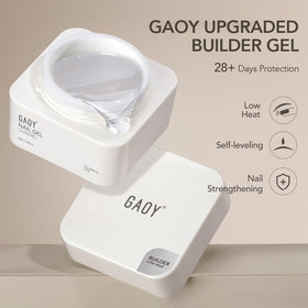 GAOY gel texture close-up displaying smooth self-leveling consistency benefit