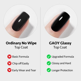 GAOY builder gel texture pool close-up showing self-leveling gel for strong overlays