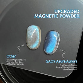GAOY cat-eye magnet closeup used to form reflective lines for precise effects