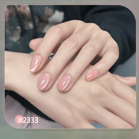 GAOY manicured hand in use highlighting reflective cat-eye effect and long-lasting shine