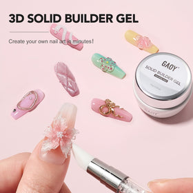 GAOY close-up of gel texture displaying non-sticky, moldable benefit