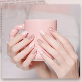 GAOY close-up of cured gel surface showing high gloss and chip-resistant finish