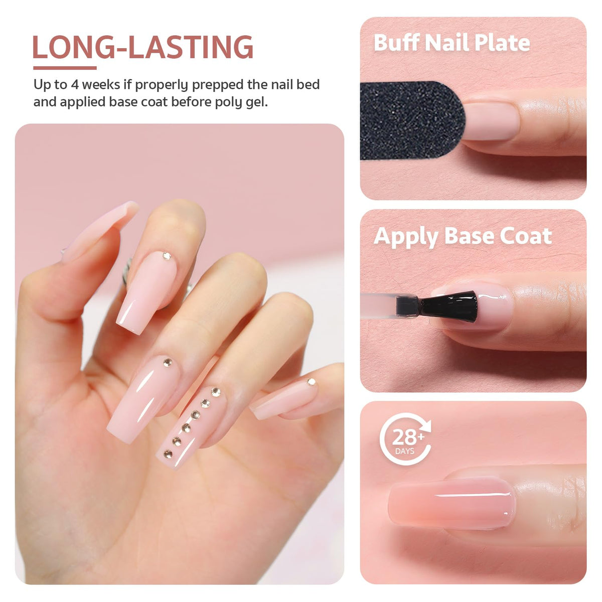 GAOY close-up poly gel texture on brush showing smooth consistency for controlled sculpting