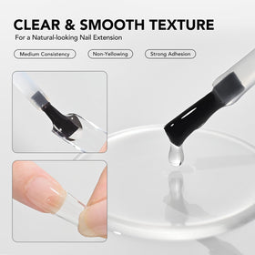 GAOY nozzle close-up displaying liquid-gel texture for easy placement
