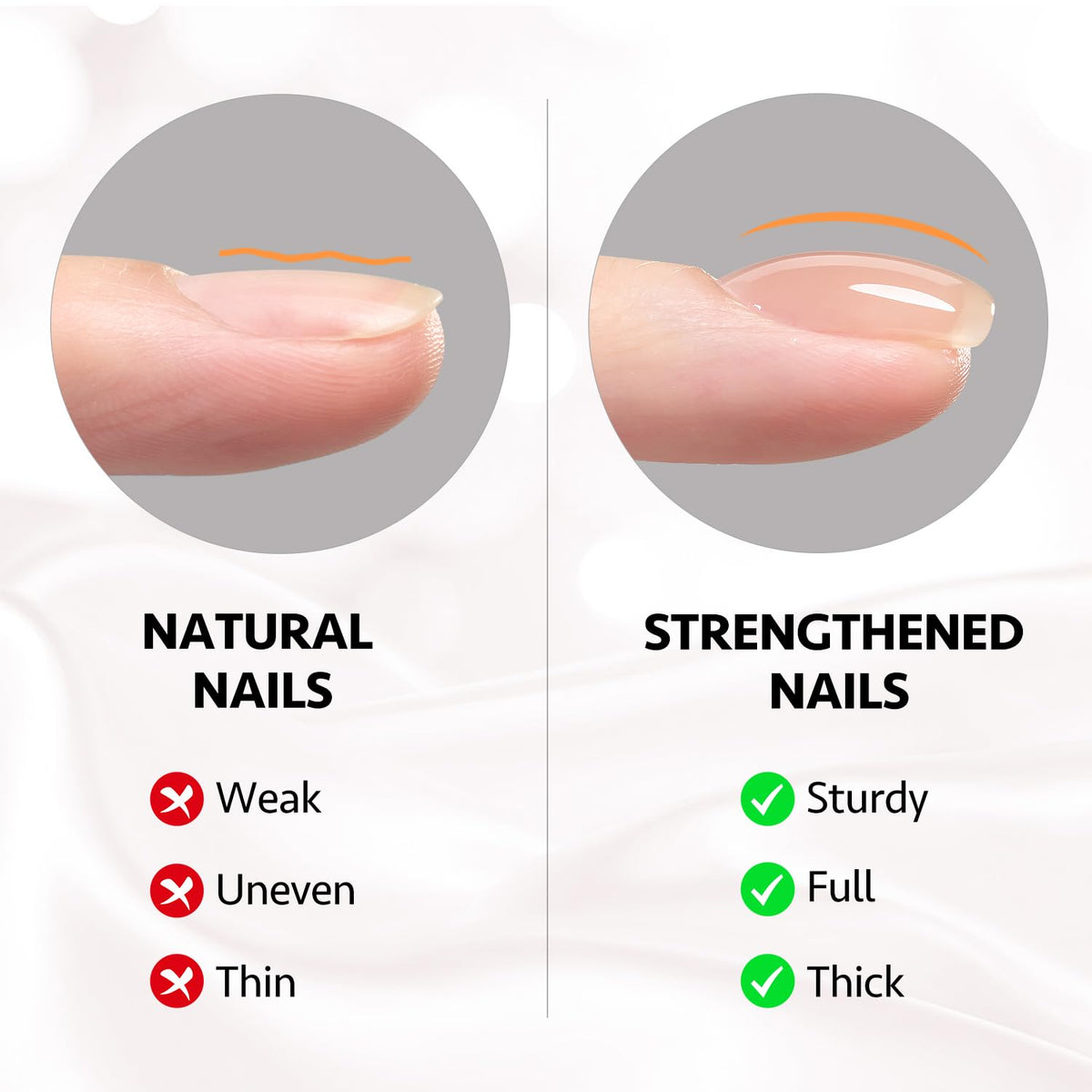 GAOY gel texture close-up brush stroke showing self-leveling formula and smooth application