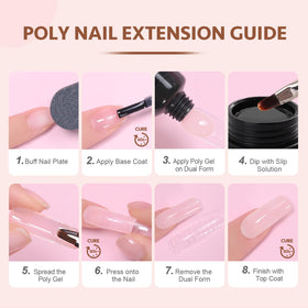 GAOY complete kit staged with tools conveying convenience for at-home nail enhancements