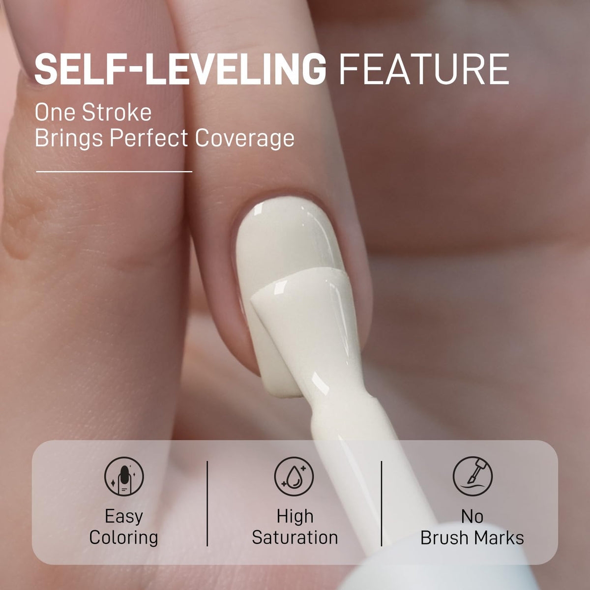 GAOY flat brush close-up demonstrating precise application and control