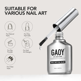 GAOY label close-up showing compliance marks and low-odor formulation