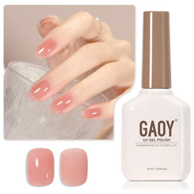 GAOY front bottle 1719 blush pink showing label and bottle design, clear product identification