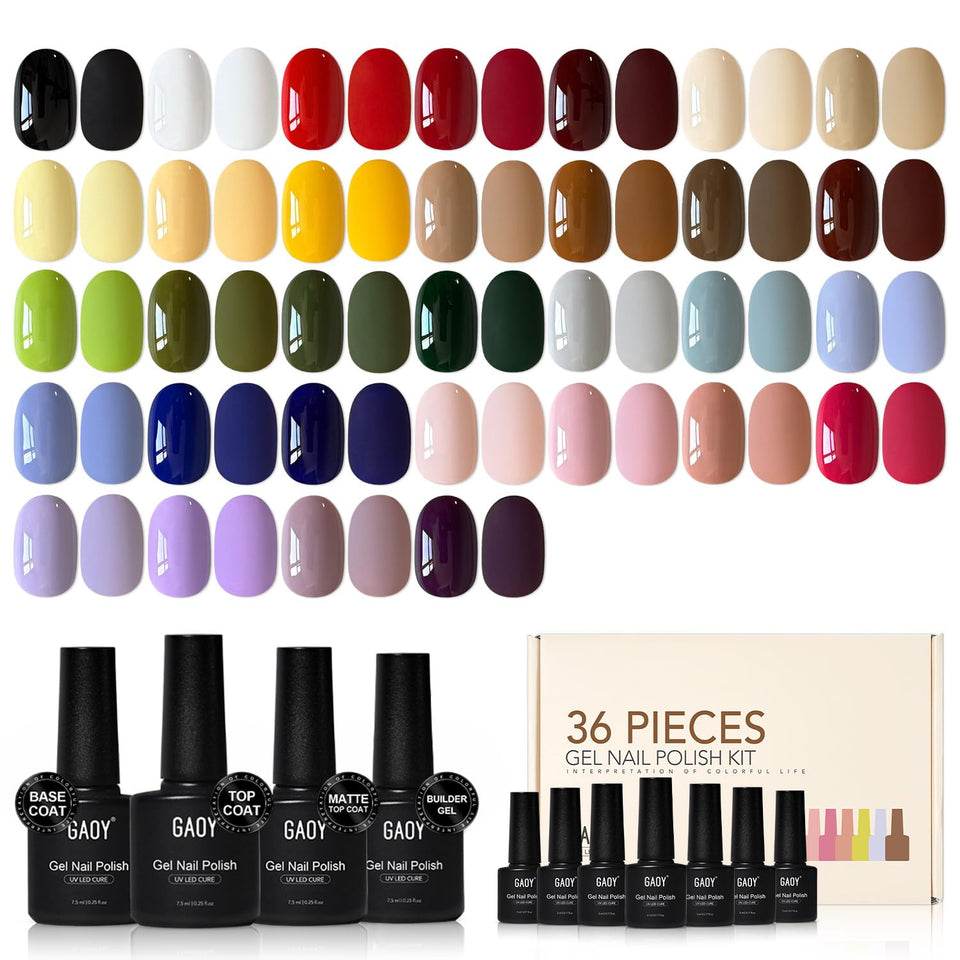 GAOY front packaging showing full 36-piece kit and convenient storage benefit