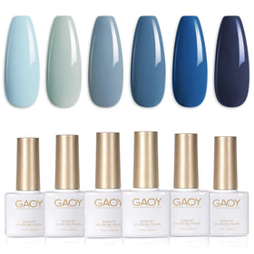 GAOY front packaging showing six complementary shades and compact kit benefit