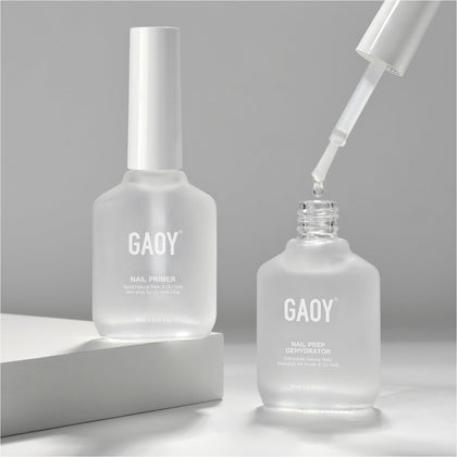 GAOY front packaging bottle set showing two 16ml bottles for reliable prep