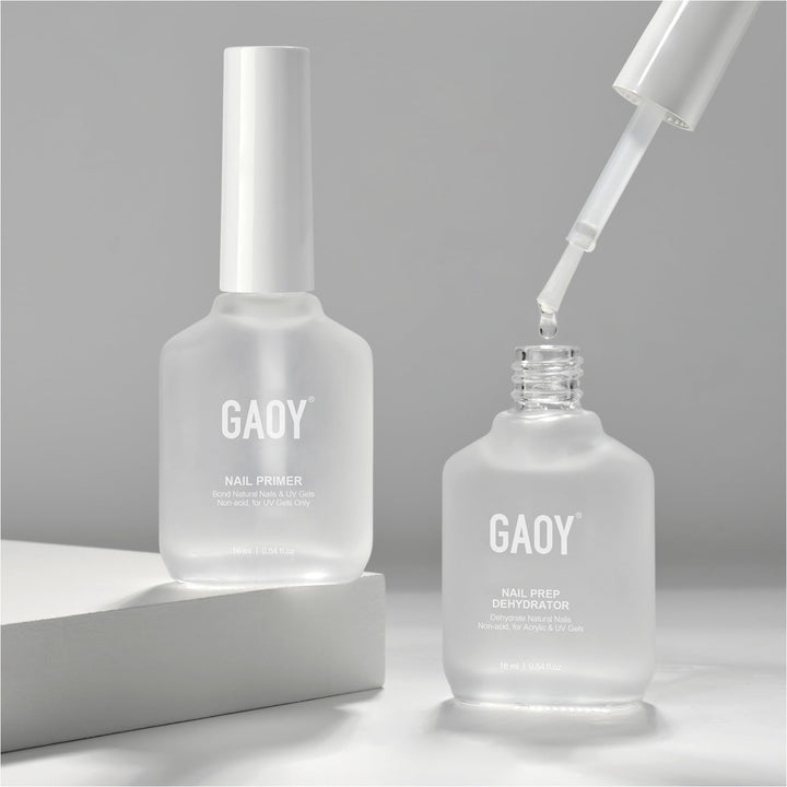 GAOY front packaging bottle set showing two 16ml bottles for reliable prep