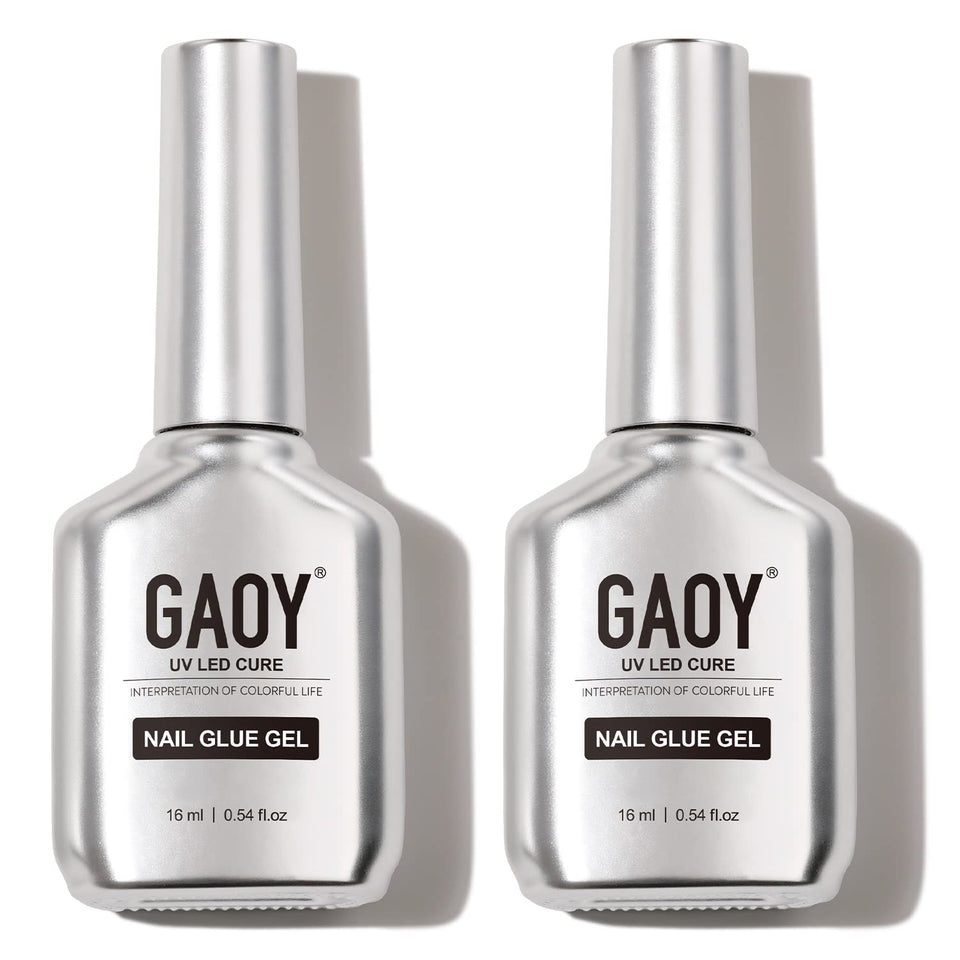 GAOY front packaging showing two clear gel bottles and benefits