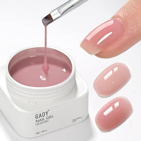 GAOY jar front packaging showing product and rose-pink shade for easy identification and shelf appeal
