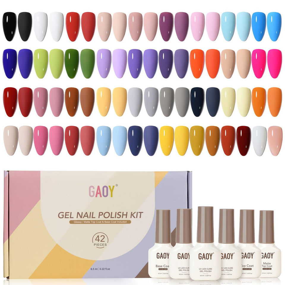 GAOY front packaging showing full kit and included bottles for easy selection