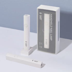 GAOY front view of mini nail lamp showing compact design and fast curing benefit