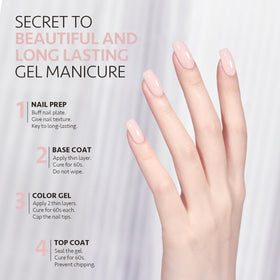 GAOY gel polish applied on nails in lifestyle shot for wearable look