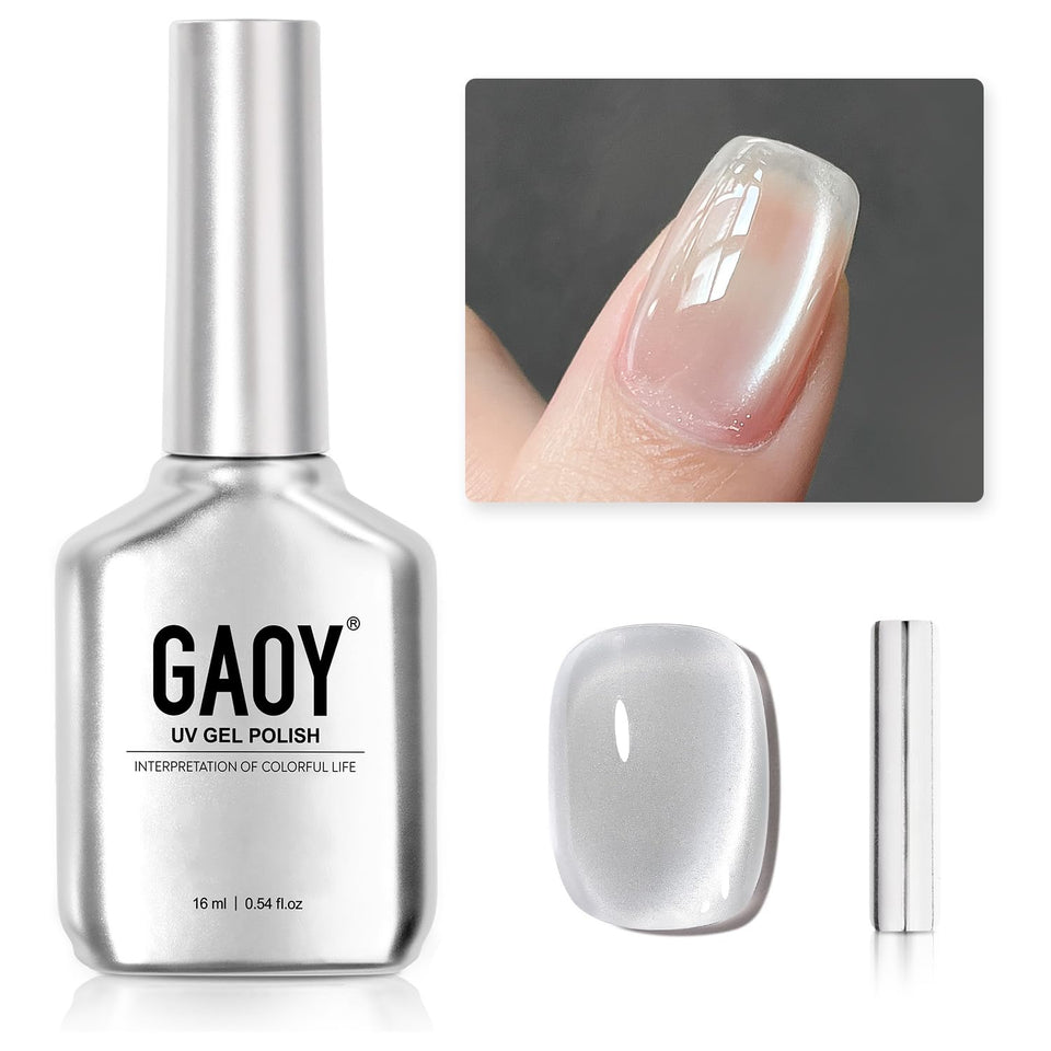GAOY front bottle showing label and reflective silver finish benefit easy identification