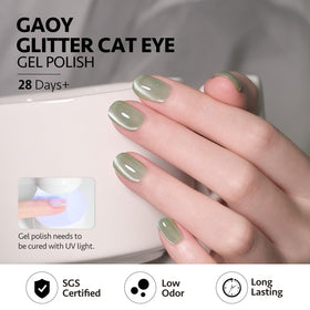 GAOY bottle next to ruler showing 16ml scale, clarifies quantity and travel-friendly benefit