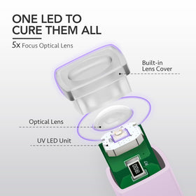 GAOY mini lamp in hand demonstrating cordless convenience and precise control