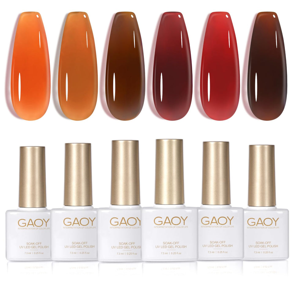 GAOY bottle front view showing label and warm jelly tones for easy identification