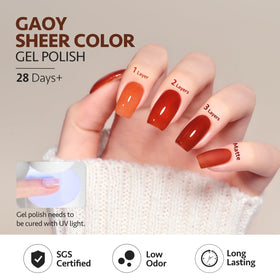 GAOY bottles in hand for scale showing compact 7.3ml size ideal for travel
