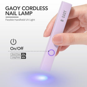 GAOY close-up of LED array revealing even light distribution for consistent cures