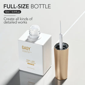 GAOY at a nail station with lamp, enabling easy at-home gel curing