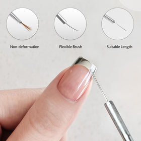 GAOY used in a home manicure scene showing DIY convenience and result