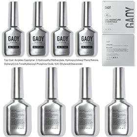 GAOY lifestyle image of dressed hands wearing glossy gel nails showing long-lasting protection benefit
