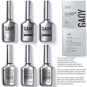 GAOY lifestyle finished nails showing glossy no-wipe top coat and durable shine