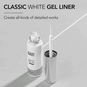 GAOY finished French manicure lifestyle image showing salon-style at-home results
