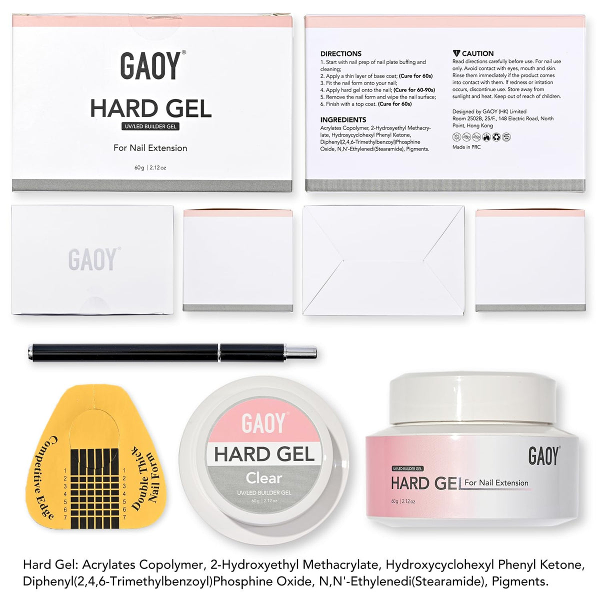 GAOY home manicure setup with gel lamp and tools for salon-quality results