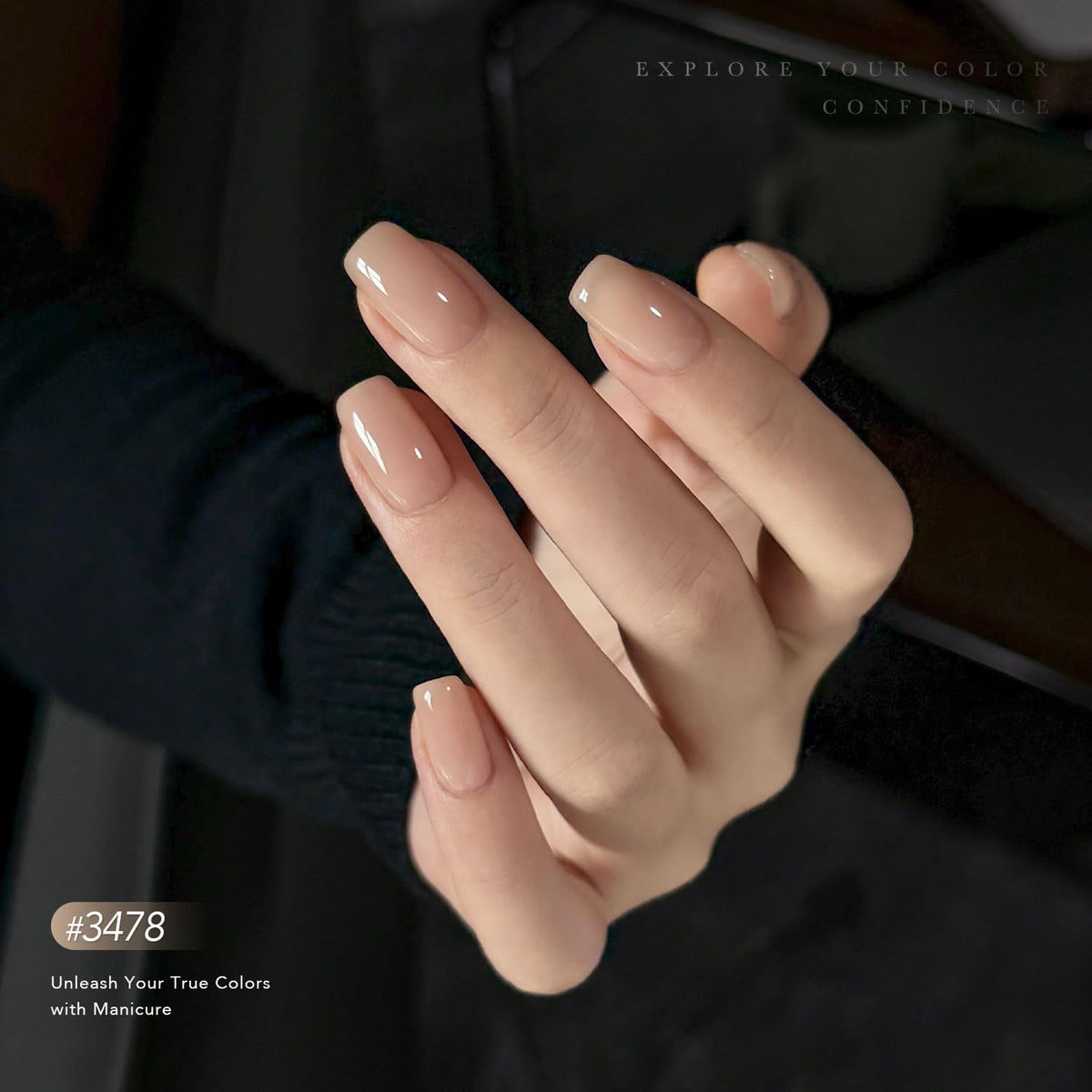 GAOY manicure setup in lifestyle scene showing at-home salon convenience benefit