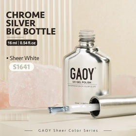 GAOY on natural nails in lifestyle scene showing subtle nude look and everyday elegance