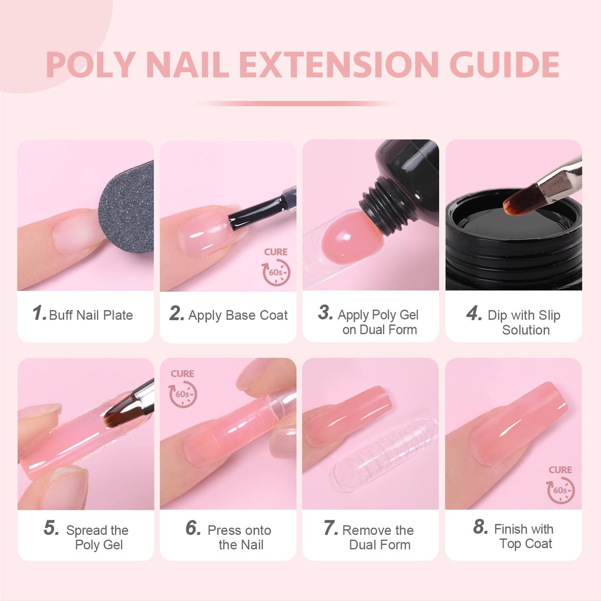 GAOY poly gel in salon setting showing professional results and efficient workflow