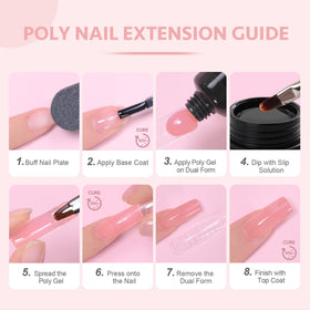GAOY poly gel in salon setting showing professional results and efficient workflow
