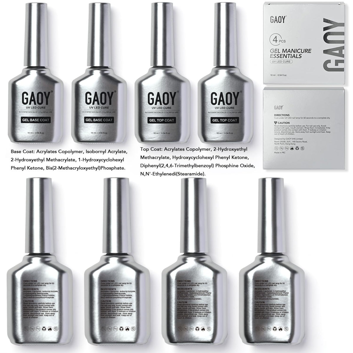 GAOY salon table with set showing professional results and long-lasting shine