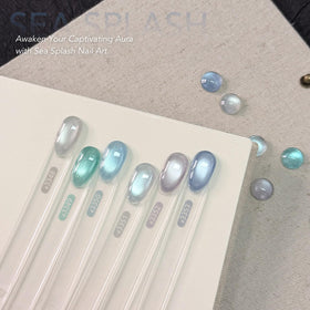 GAOY magnet held above nail demonstrating cat eye formation for precise light-line control