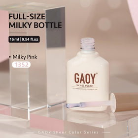GAOY manicure in progress lifestyle showing easy at-home application benefit