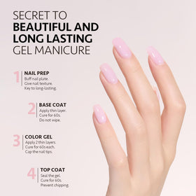 GAOY manicure in use on hands showing wearable color benefit everyday elegance
