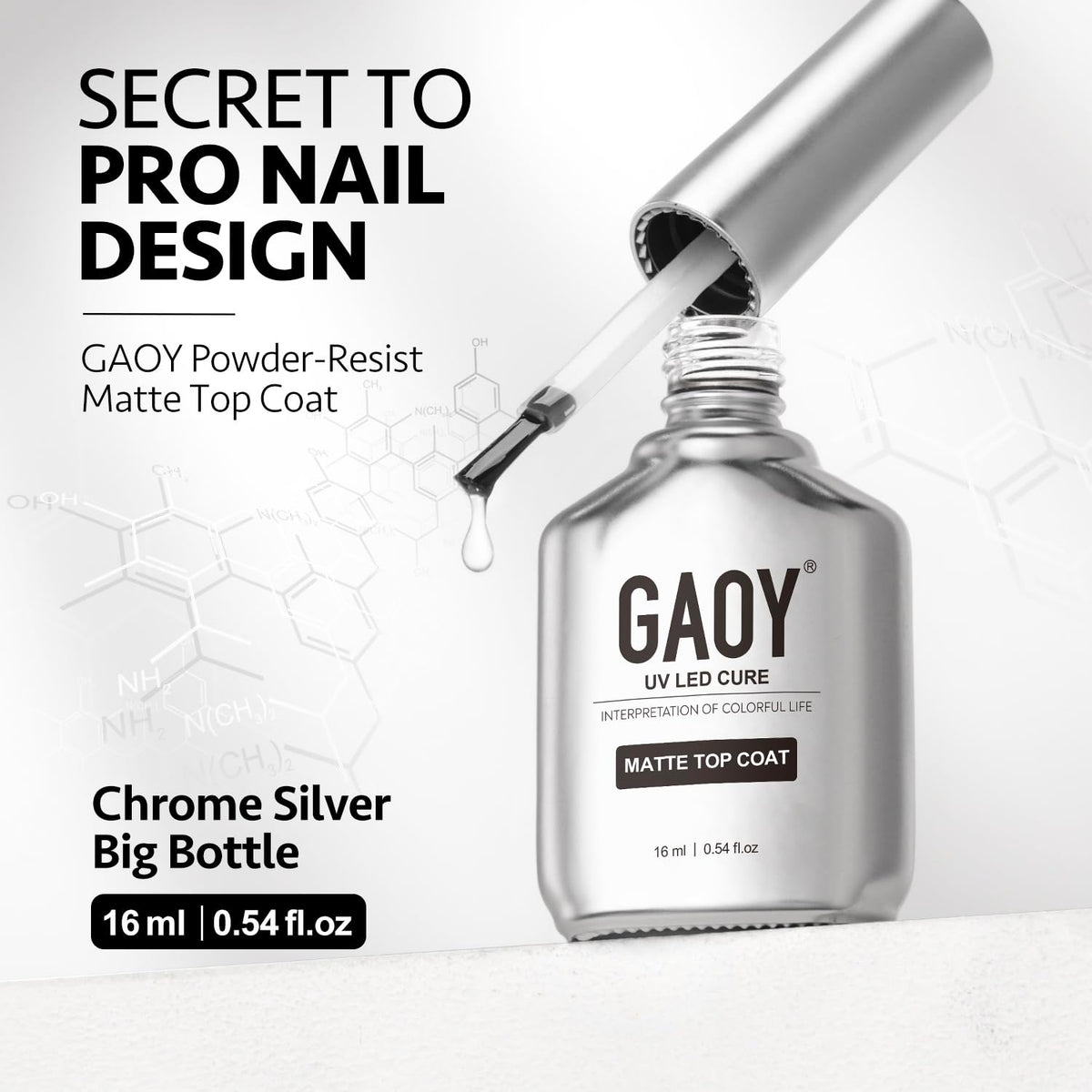 GAOY top coat at salon station illustrating professional use benefits