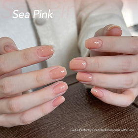 GAOY nails in use application showing easy brush-on buildup for strength